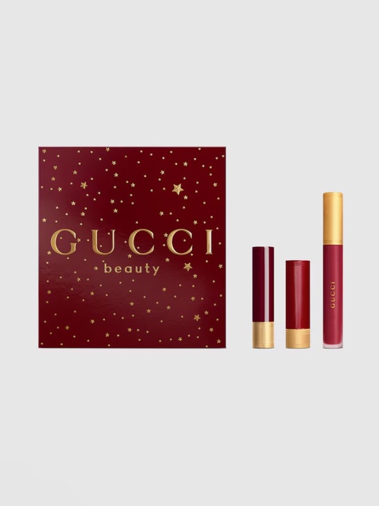 Gucci Other - Gucci Rosso Ancora lipstick trio gift set